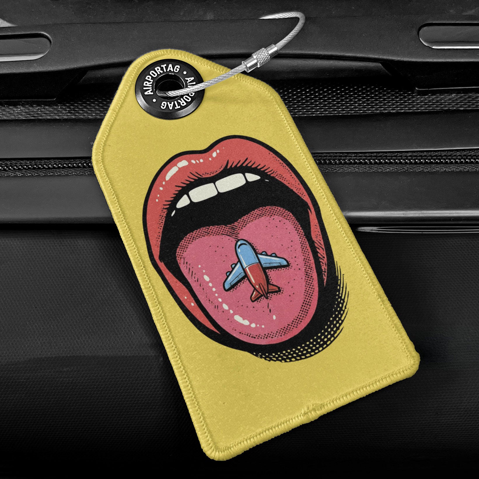 Plane Pill - Luggage Tag