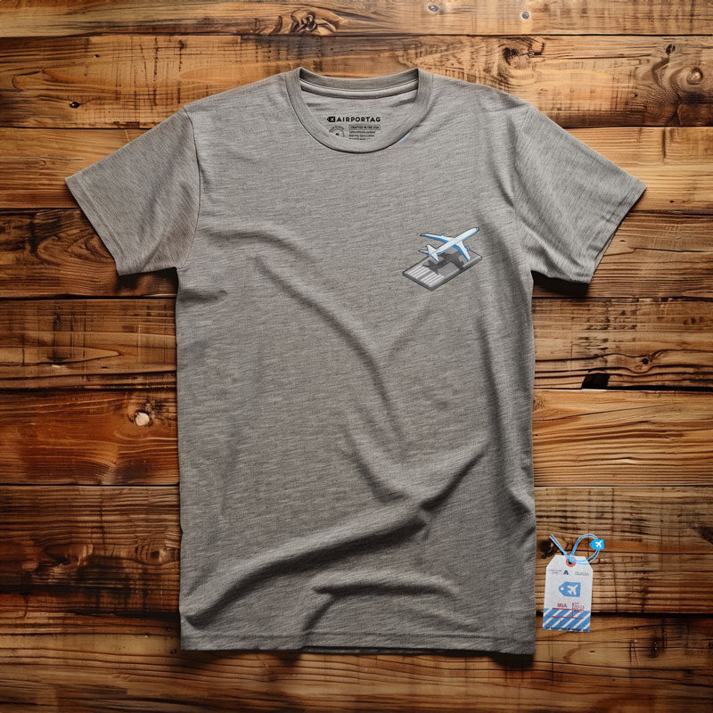 Airplane Runway Tiny - T-Shirt