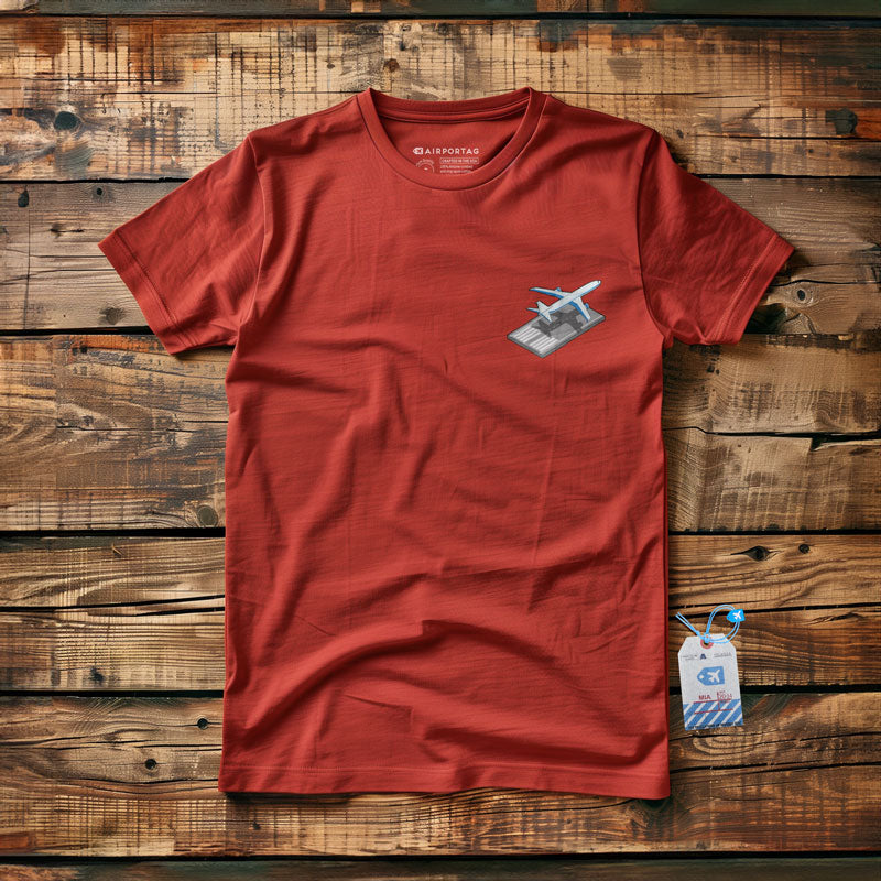 Airplane Runway Tiny - T-Shirt