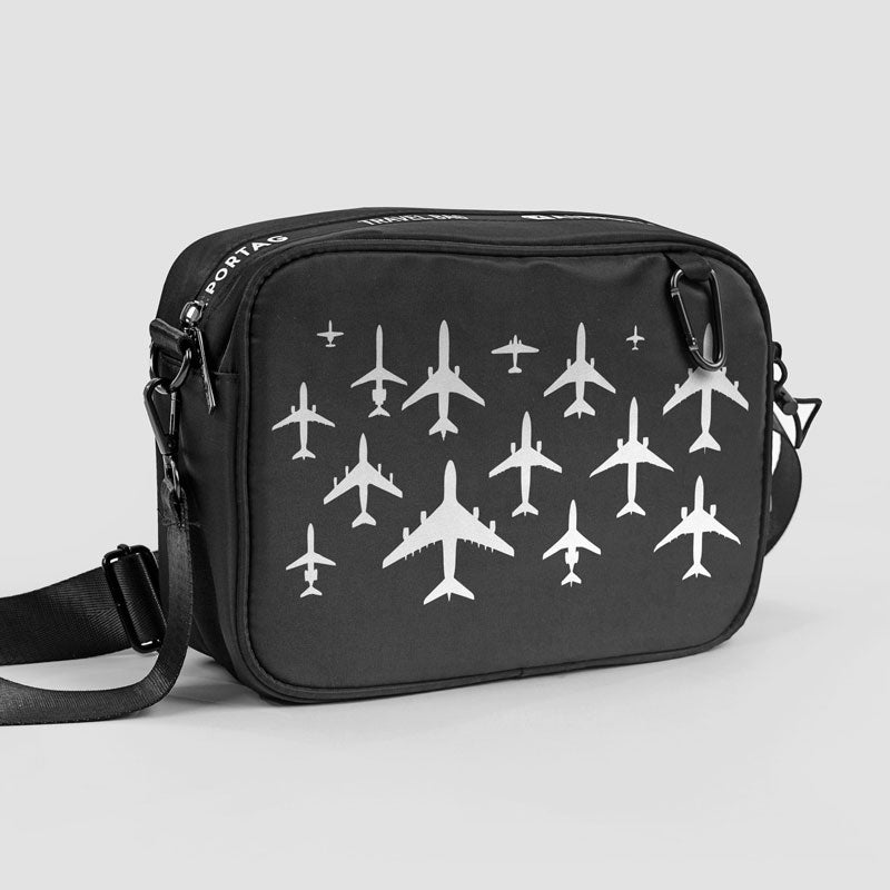 Airplane Silhouettes - Travel Bag