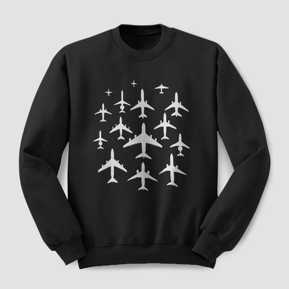 Airplane Silhouettes - Sweatshirt