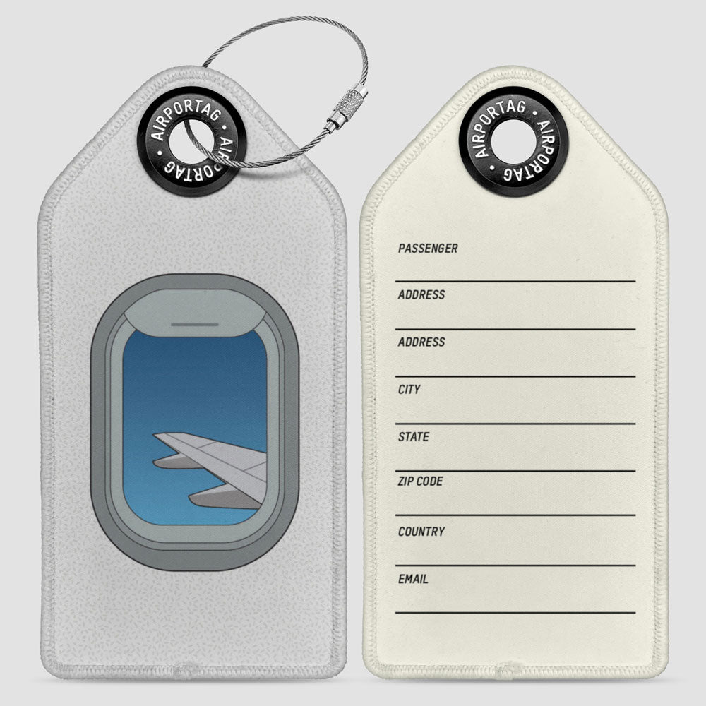 Airplane Window - Luggage Tag