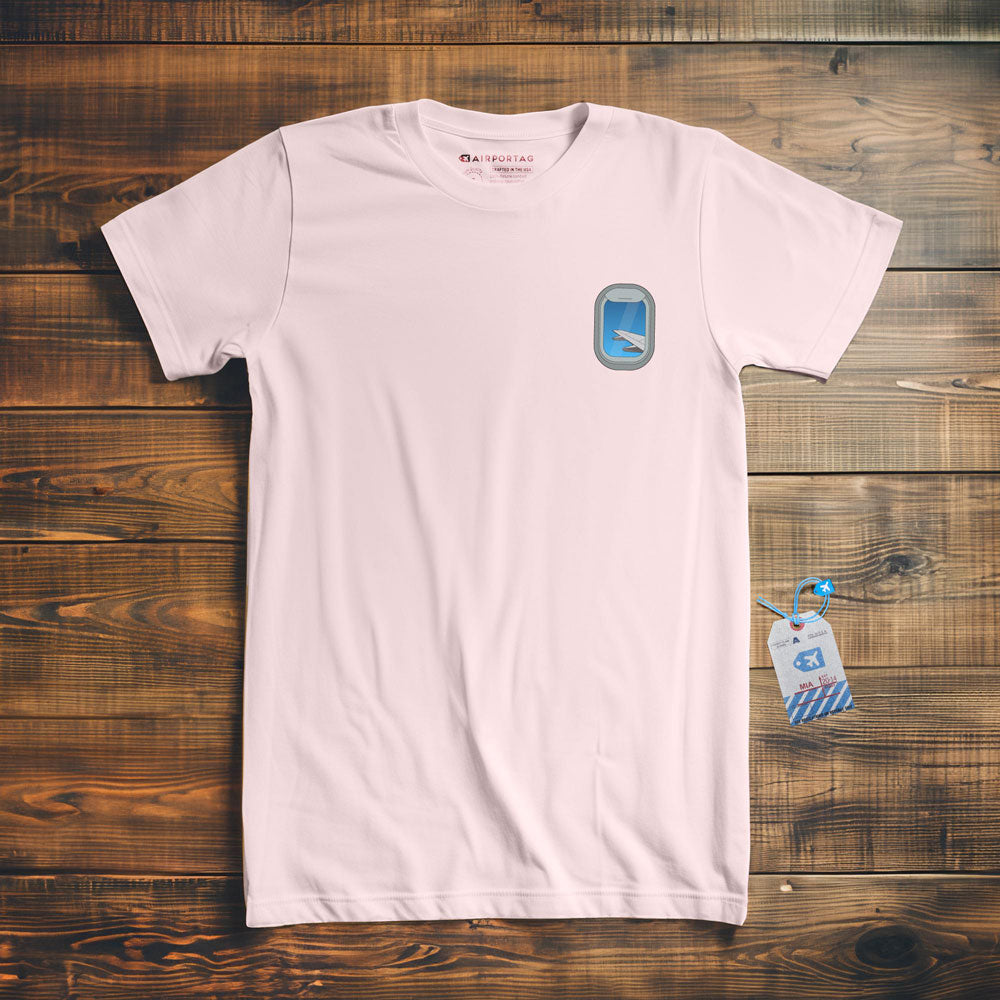 Aile de fenêtre d'avion minuscule - T-shirt