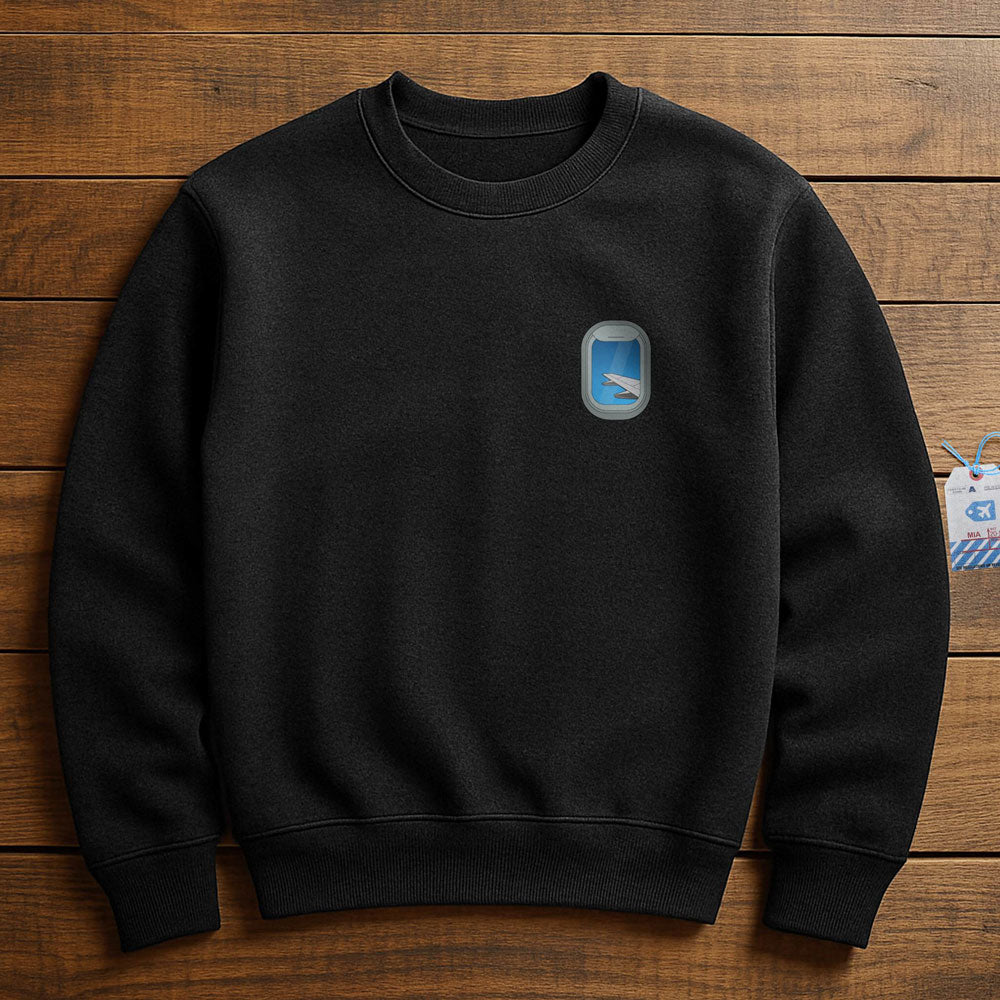 Airplane Window Wing Tiny - Sweatshirt