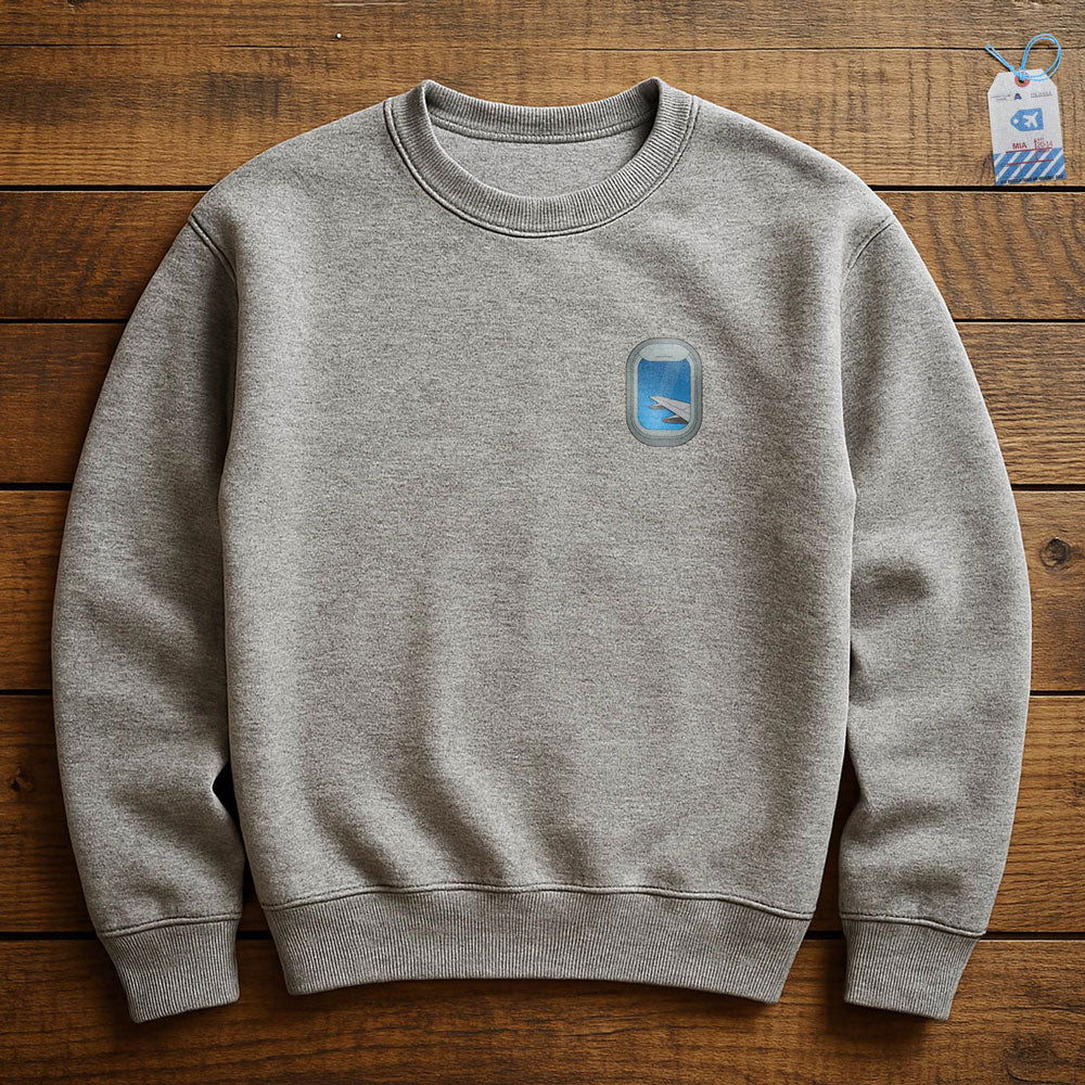 Airplane Window Wing Tiny - Sweatshirt