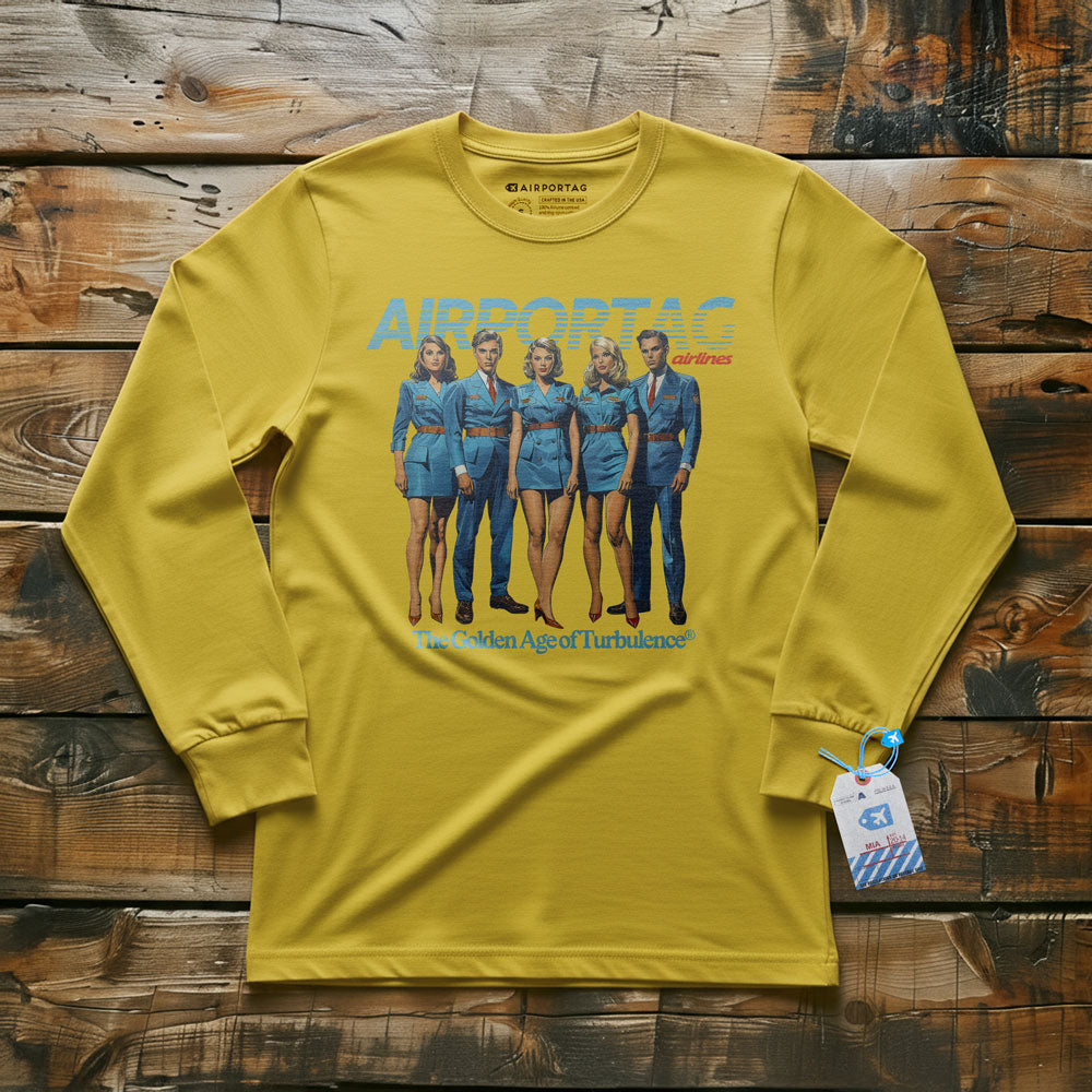 Airportag Airline Crew Turbulence - Long Sleeve T-Shirt