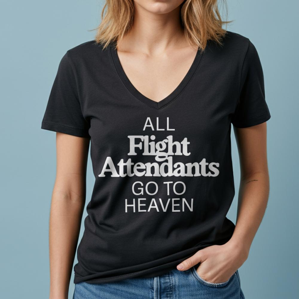 All FA Go To Heaven - Women's V-Neck T-Shirt