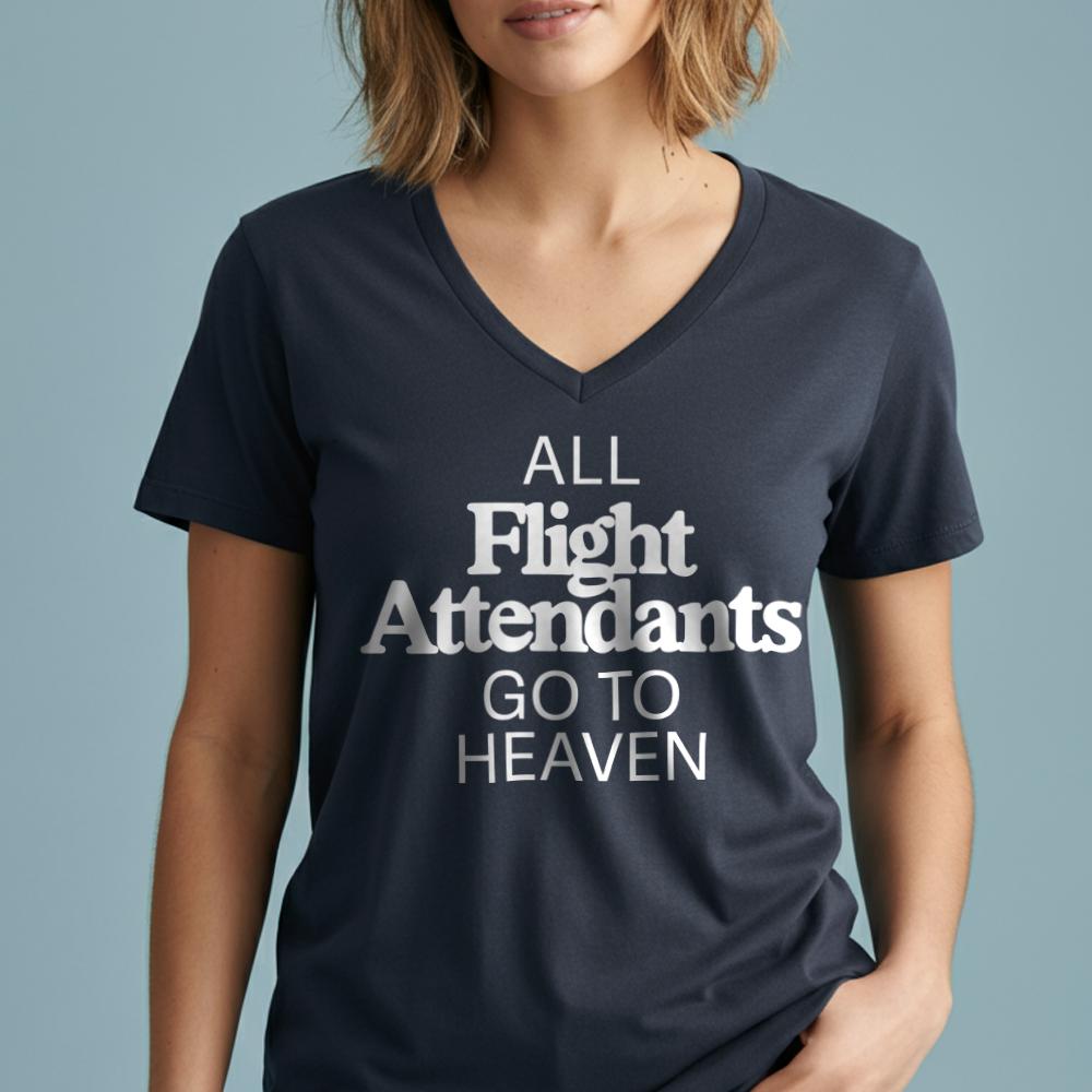 All FA Go To Heaven - Women's V-Neck T-Shirt