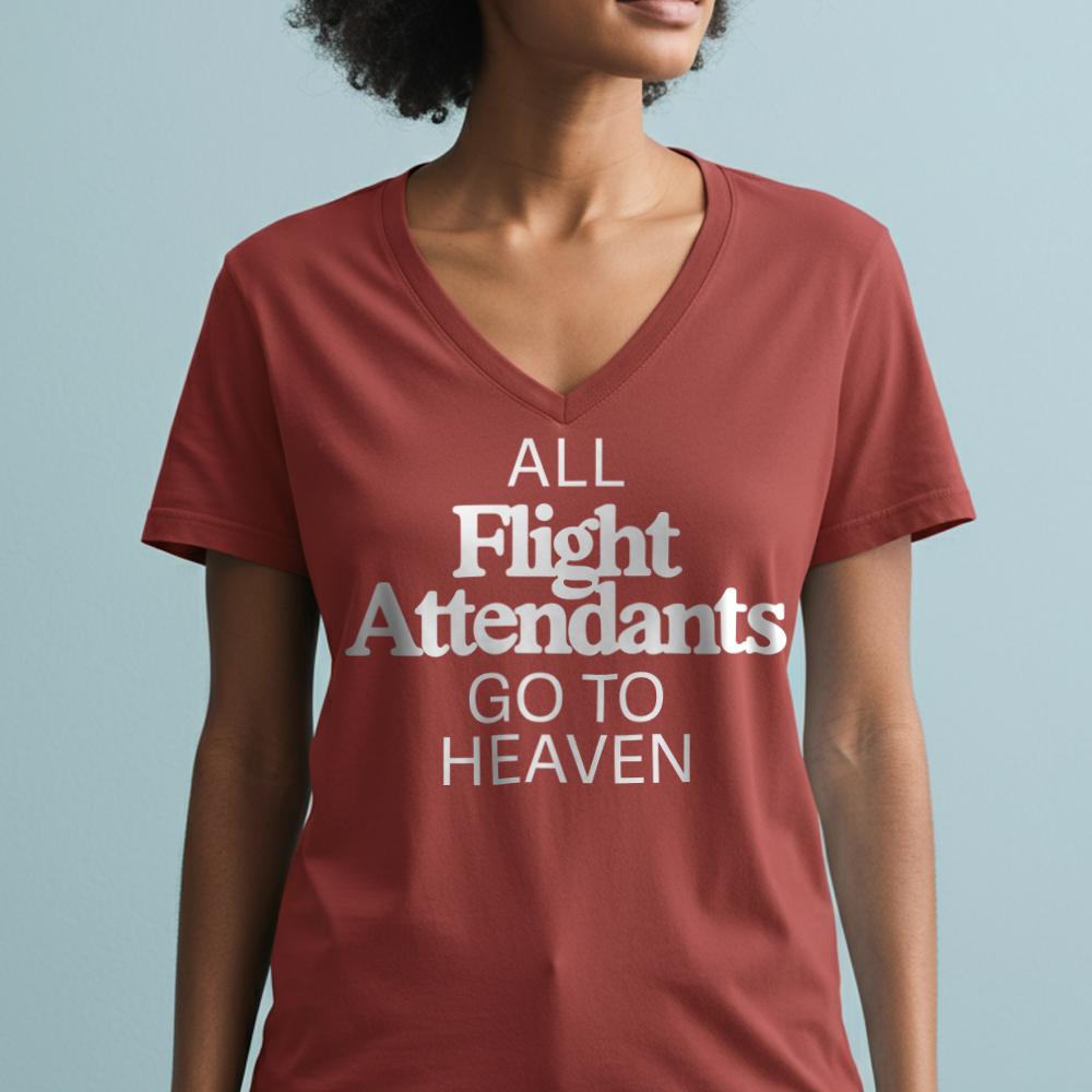 All FA Go To Heaven - Women's V-Neck T-Shirt