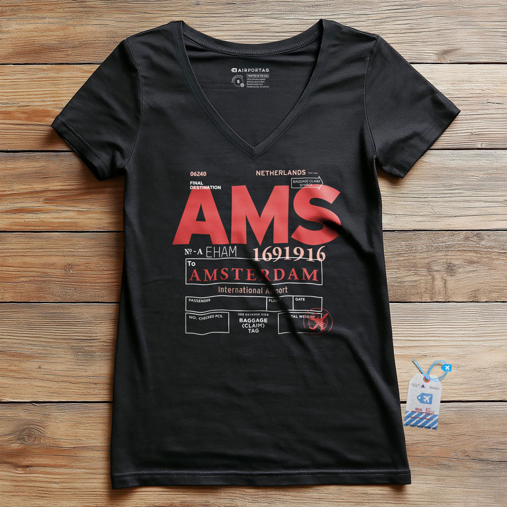 AMS - Women's V-Neck T-Shirt