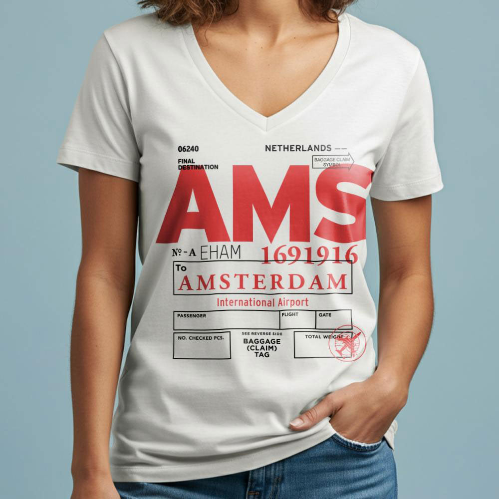 AMS - Women's V-Neck T-Shirt