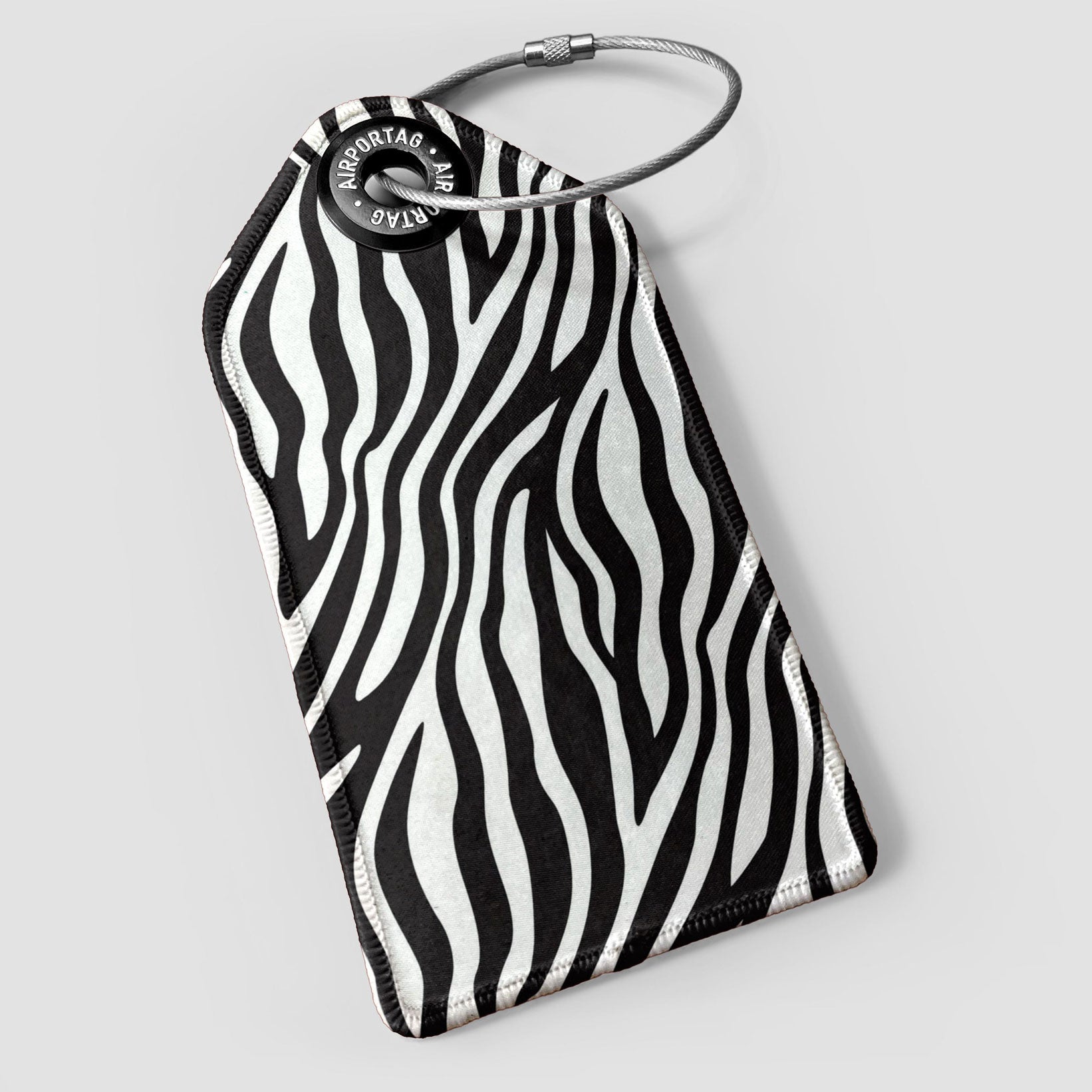 Animal Print Zebra - Luggage Tag