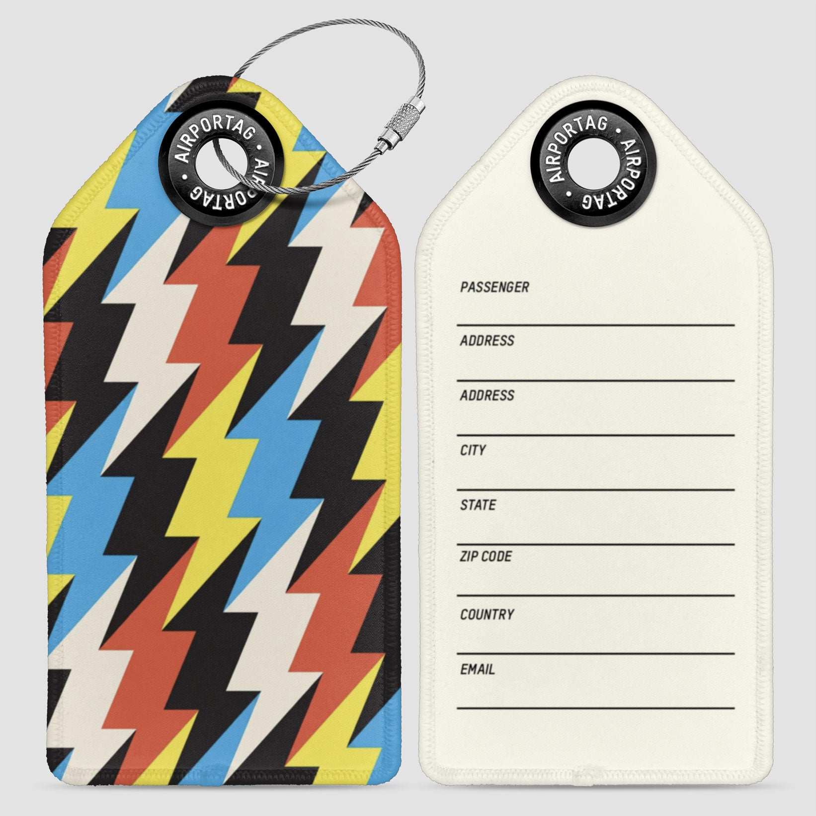 Art Color Bolts - Luggage Tag