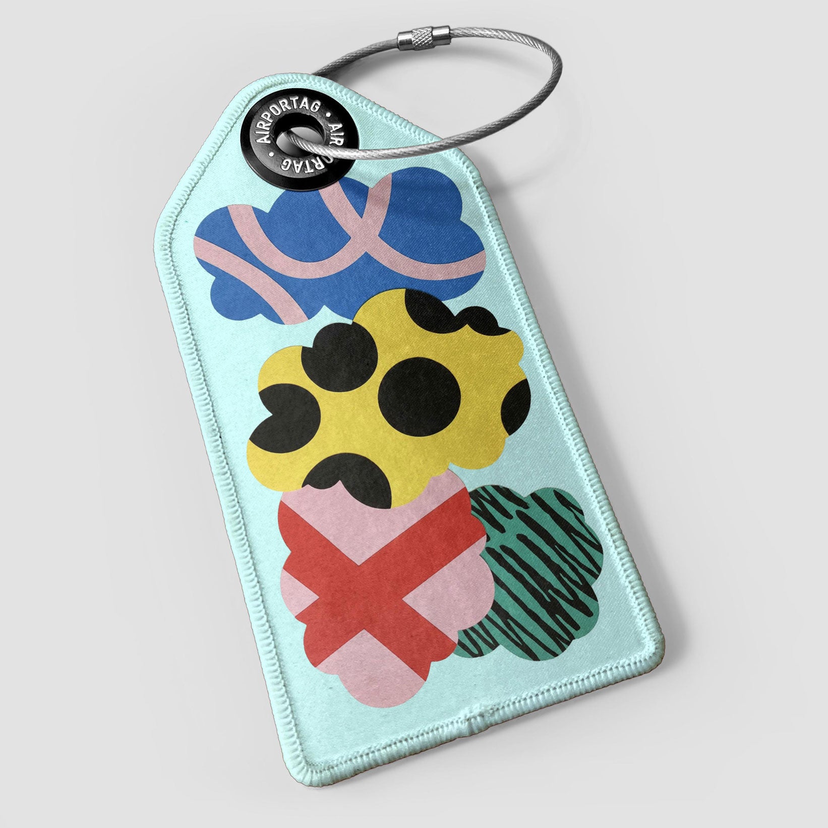 Art Cut Clouds - Luggage Tag