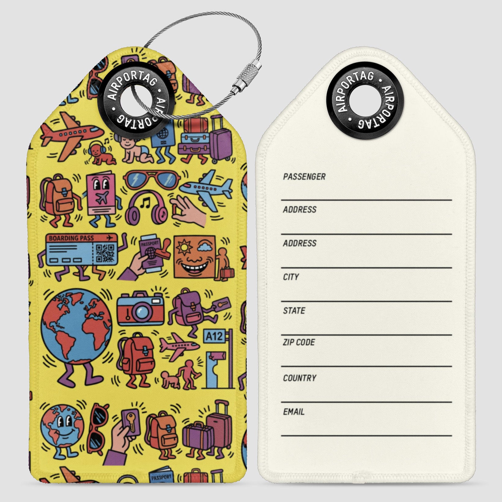 Art New Fun - Luggage Tag