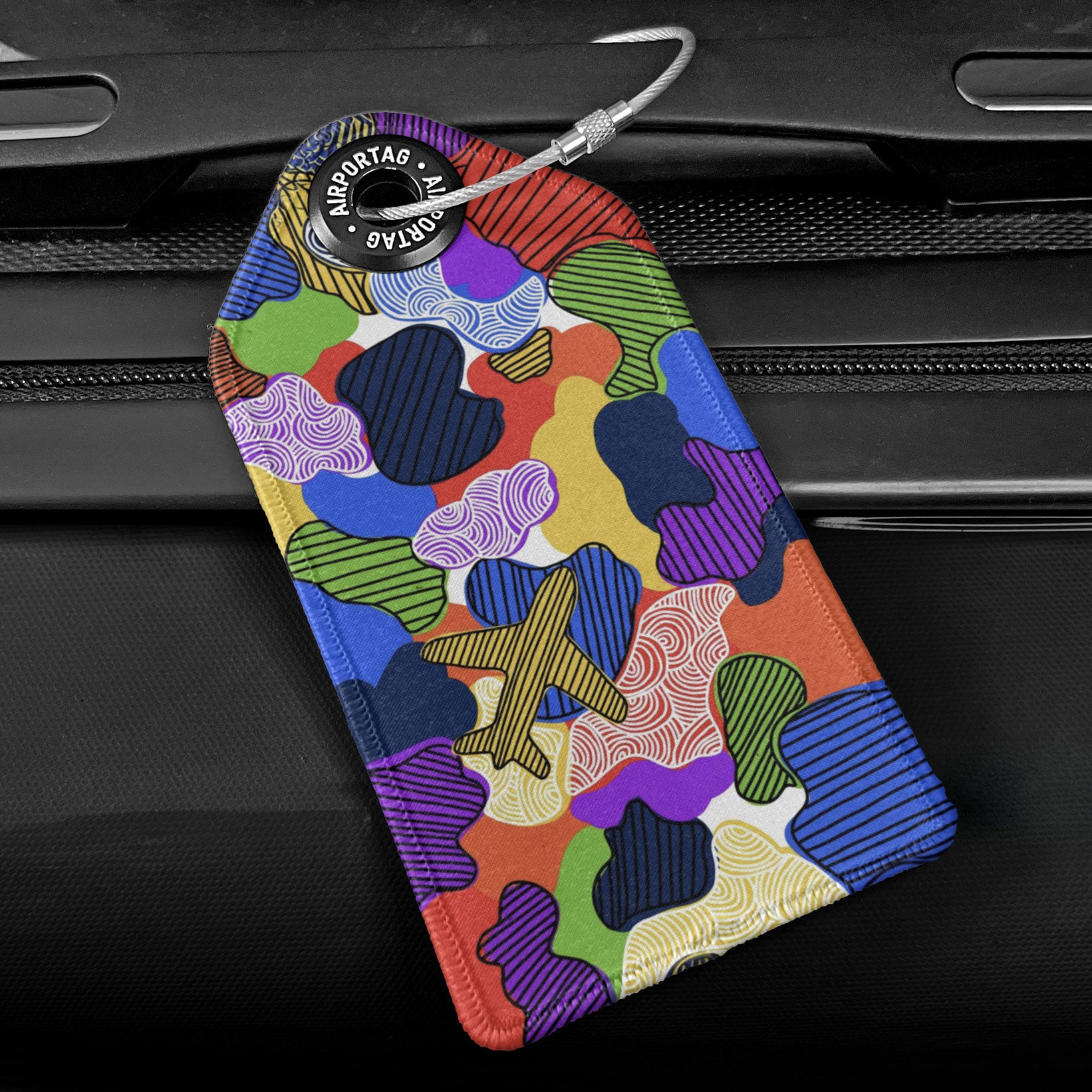 Art Org Clouds Color - Luggage Tag