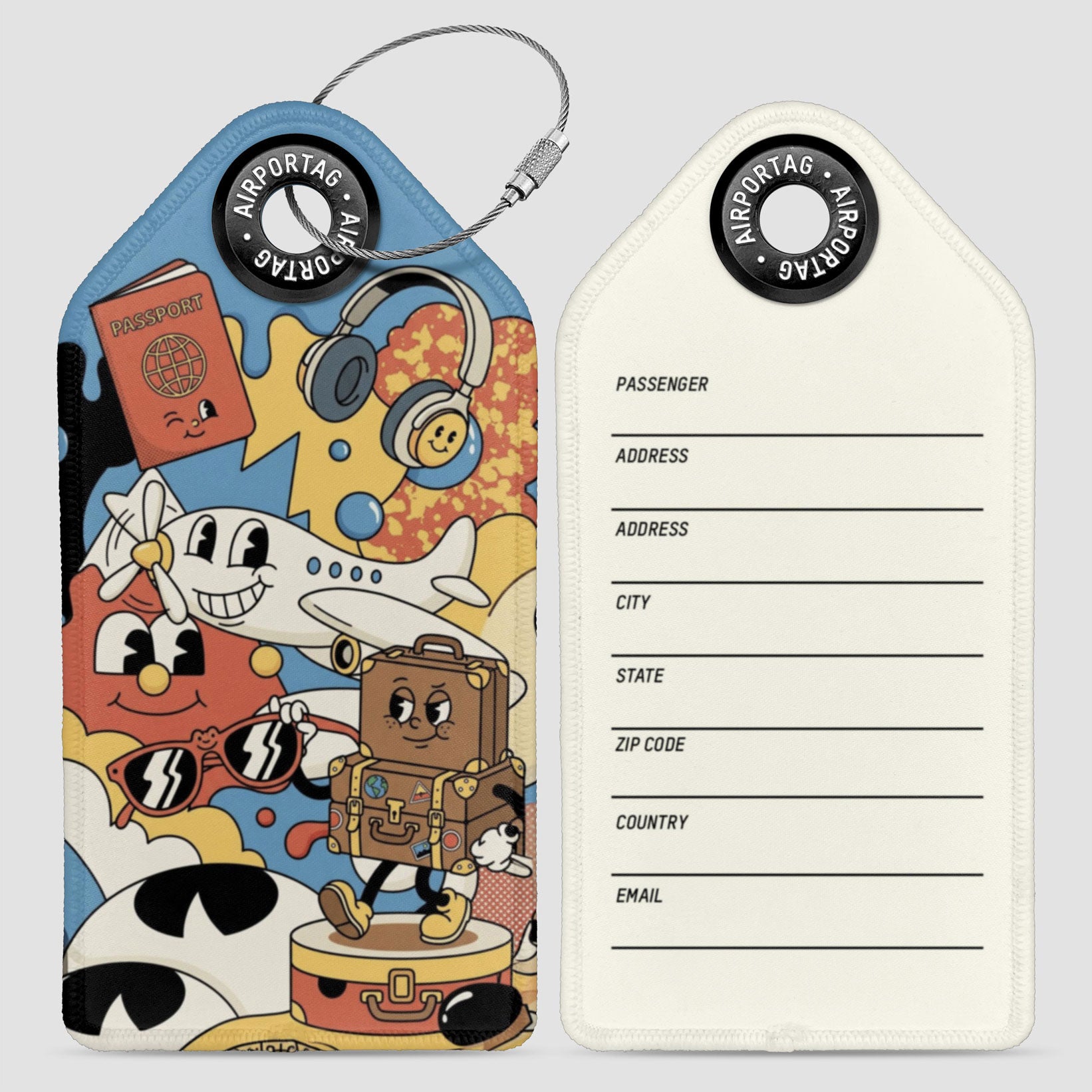 Art Travel Party Fun - Luggage Tag
