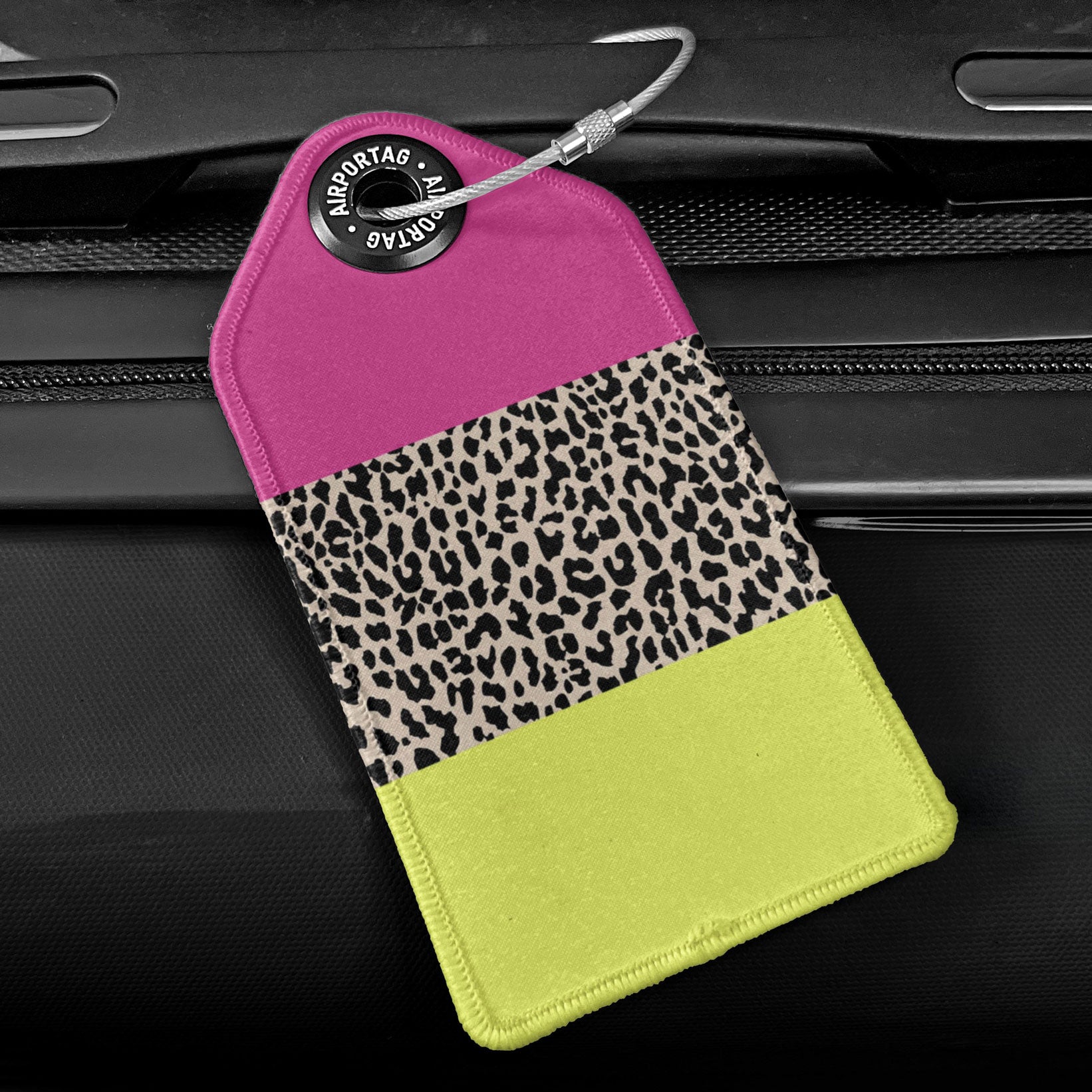 Art Tri Color Tiger - Luggage Tag
