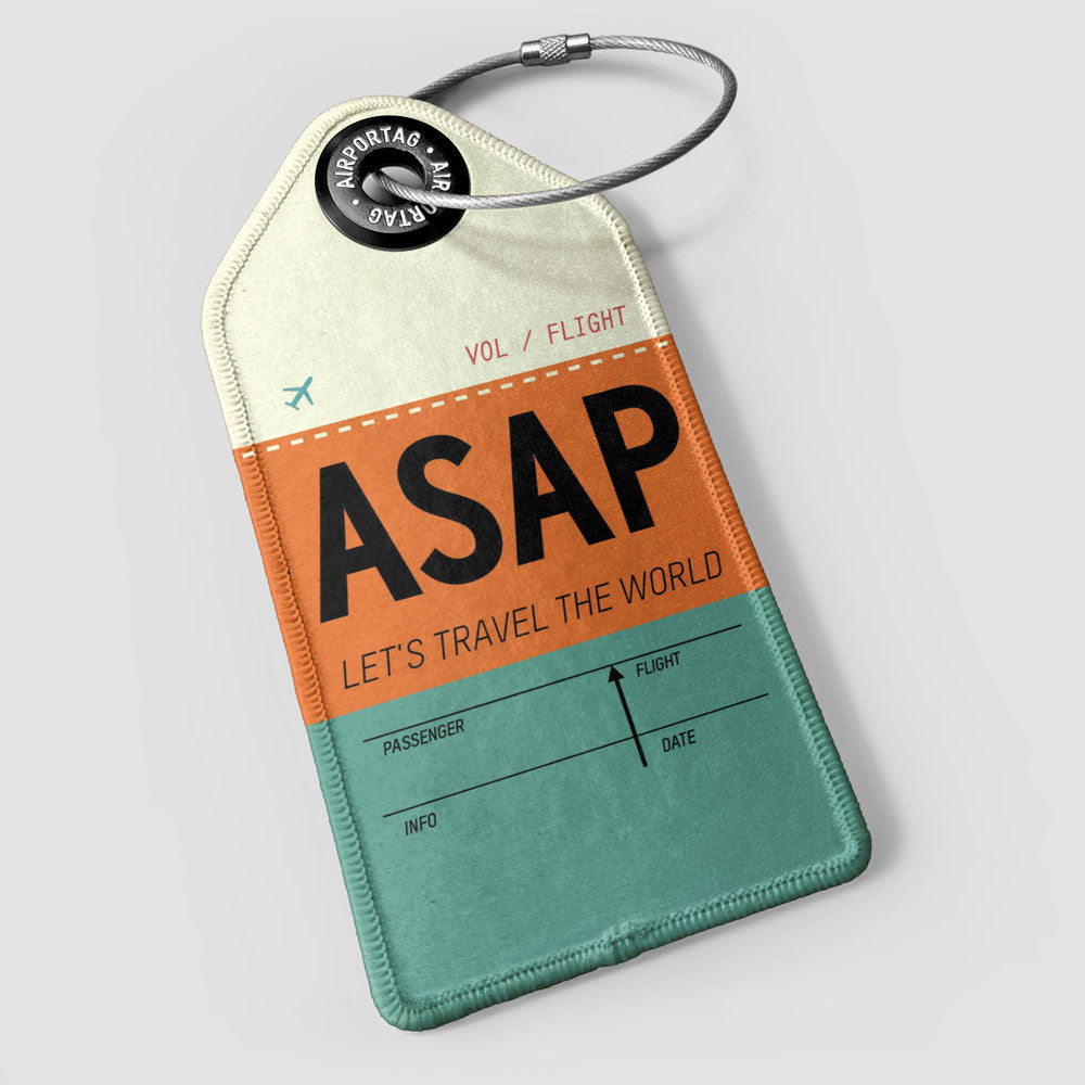 ASAP Funny Abbreviation - Luggage Tag