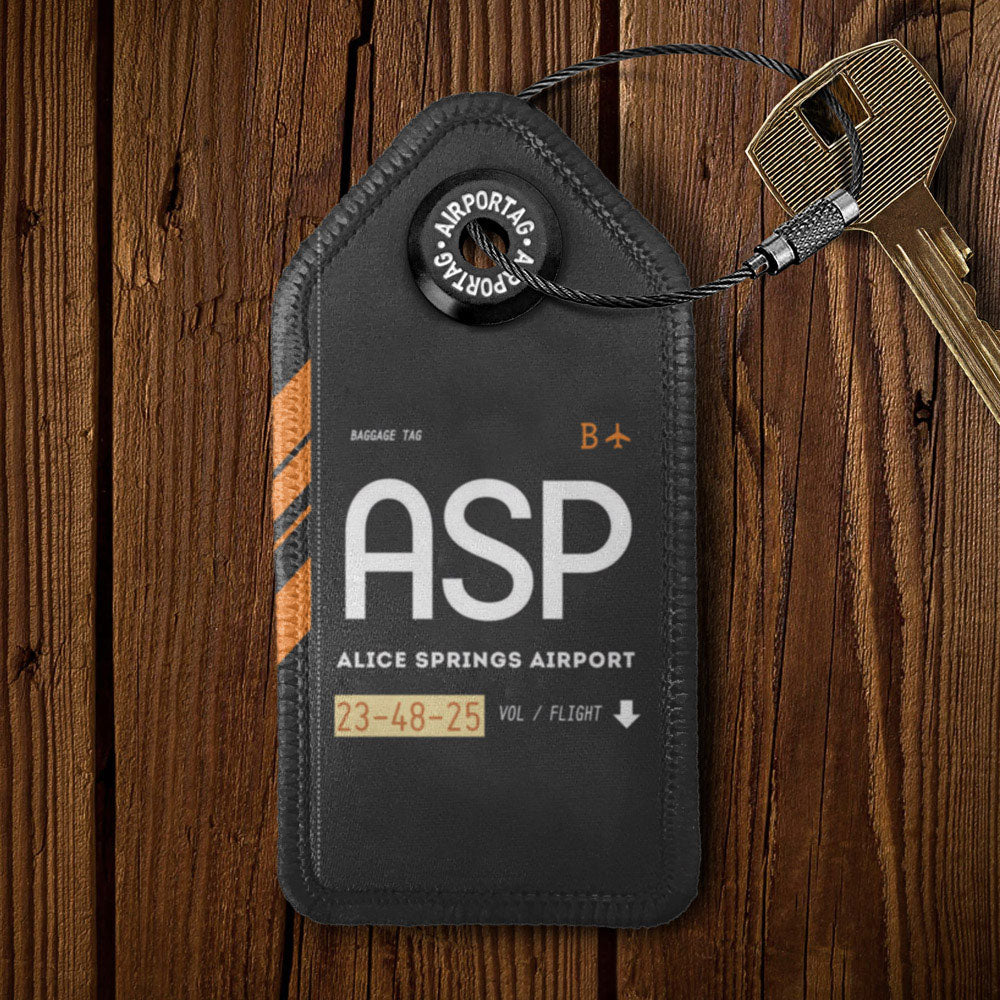 ASP - Alice Springs Airport - Northern Territory, Australia - Leather ...