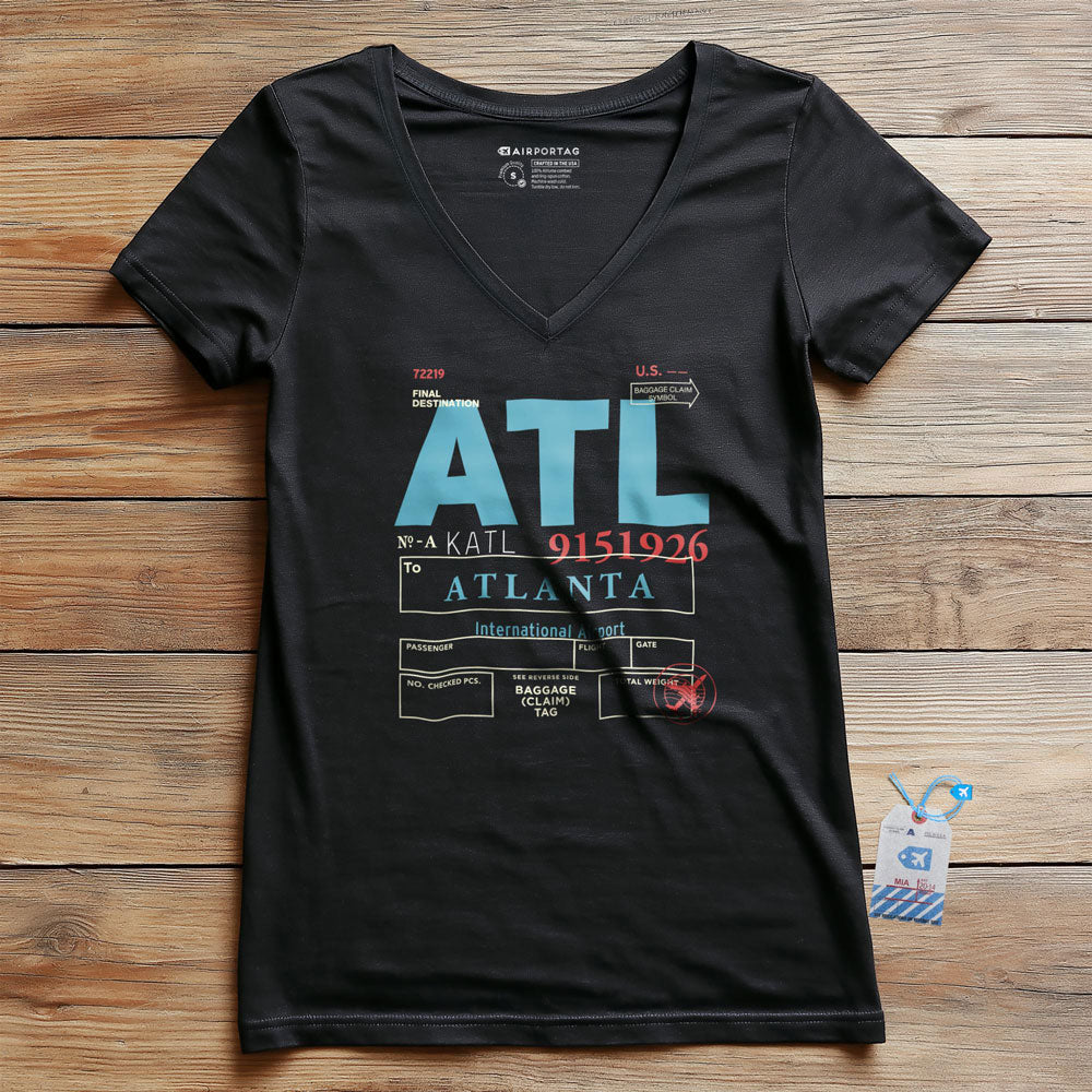 ATL - Women's V-Neck T-Shirt