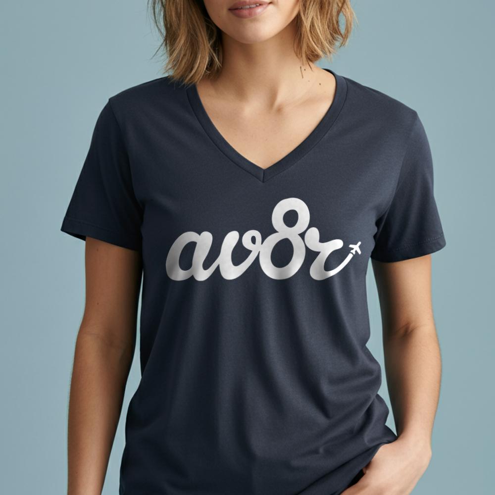 AV8R - Women's V-Neck T-Shirt