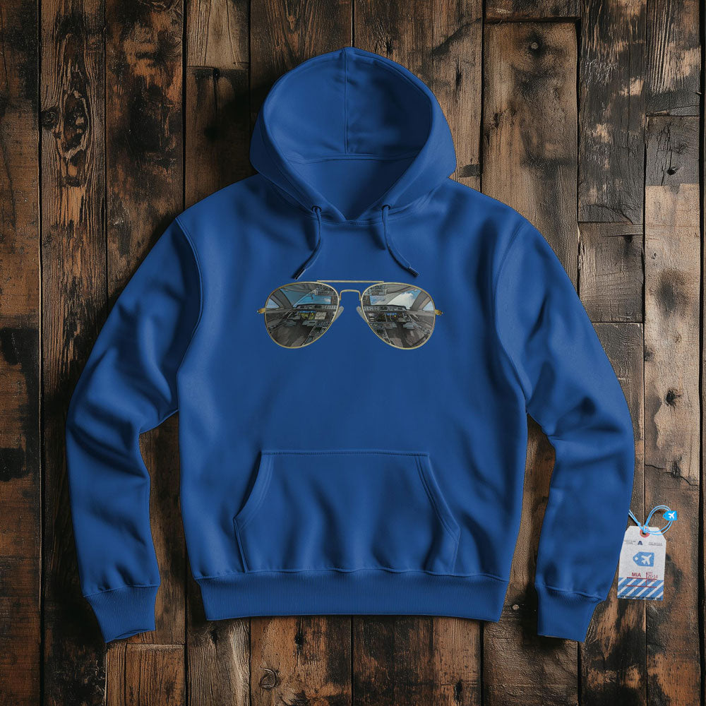 Aviator Sunglasses - Pullover Hoodie