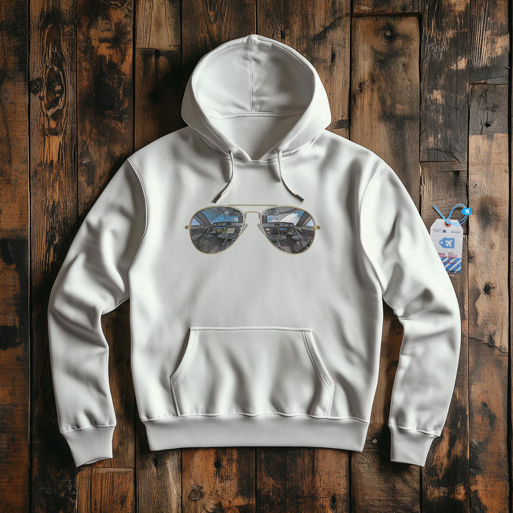 Aviator Sunglasses - Pullover Hoodie