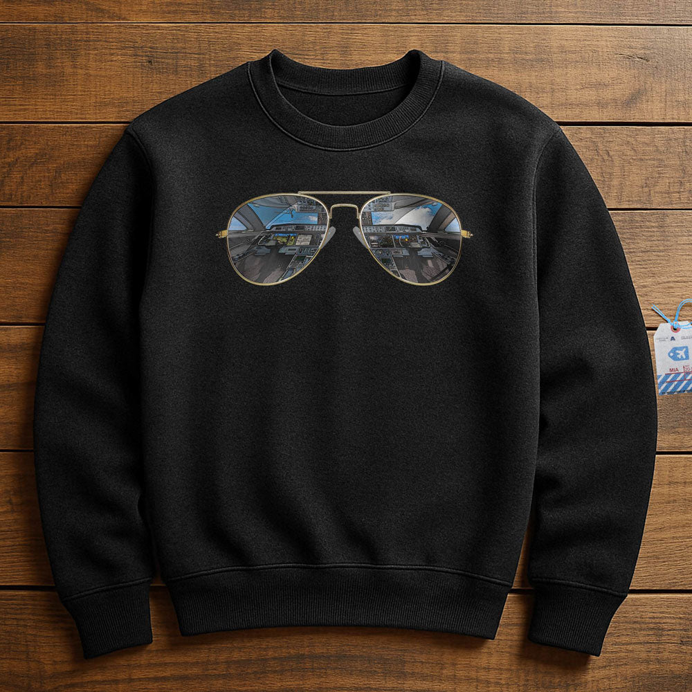 Aviator Sunglasses - Sweatshirt