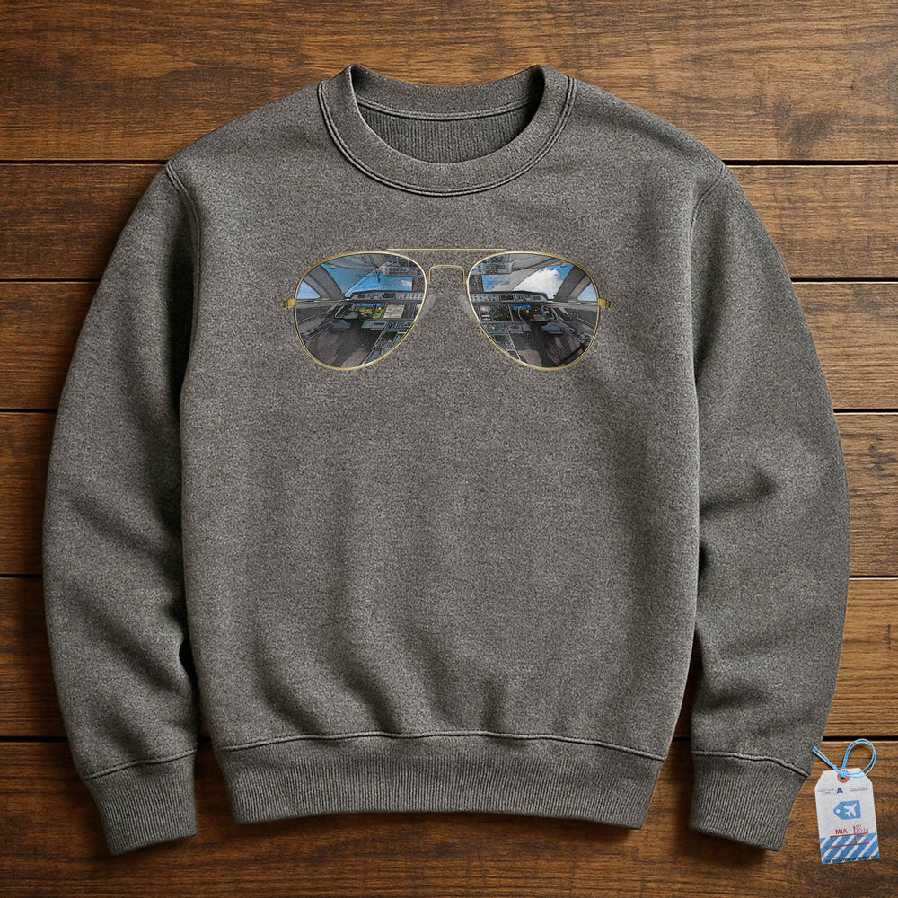 Aviator Sunglasses - Sweatshirt