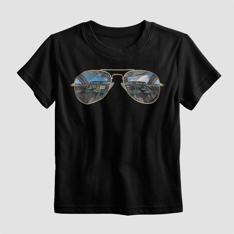 Aviator Sunglasses - Kids T-Shirt