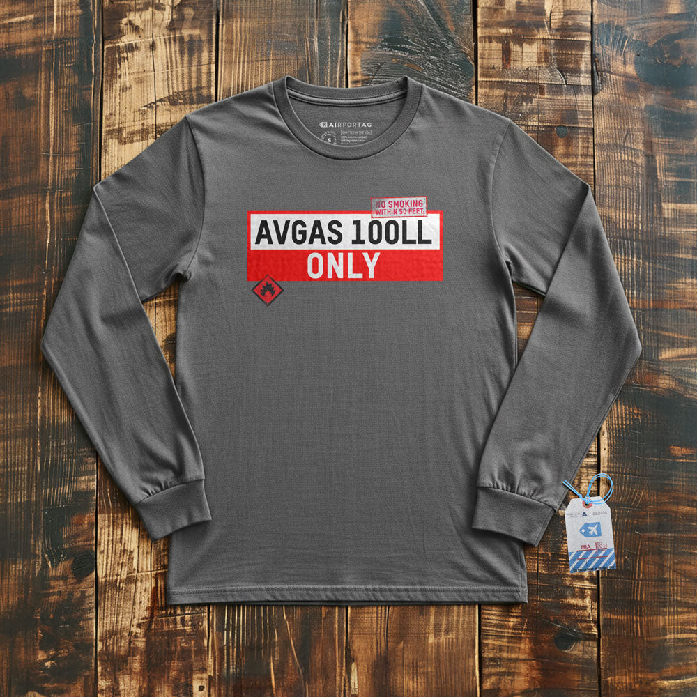 AVGAS 100LL - Long Sleeve T-Shirt