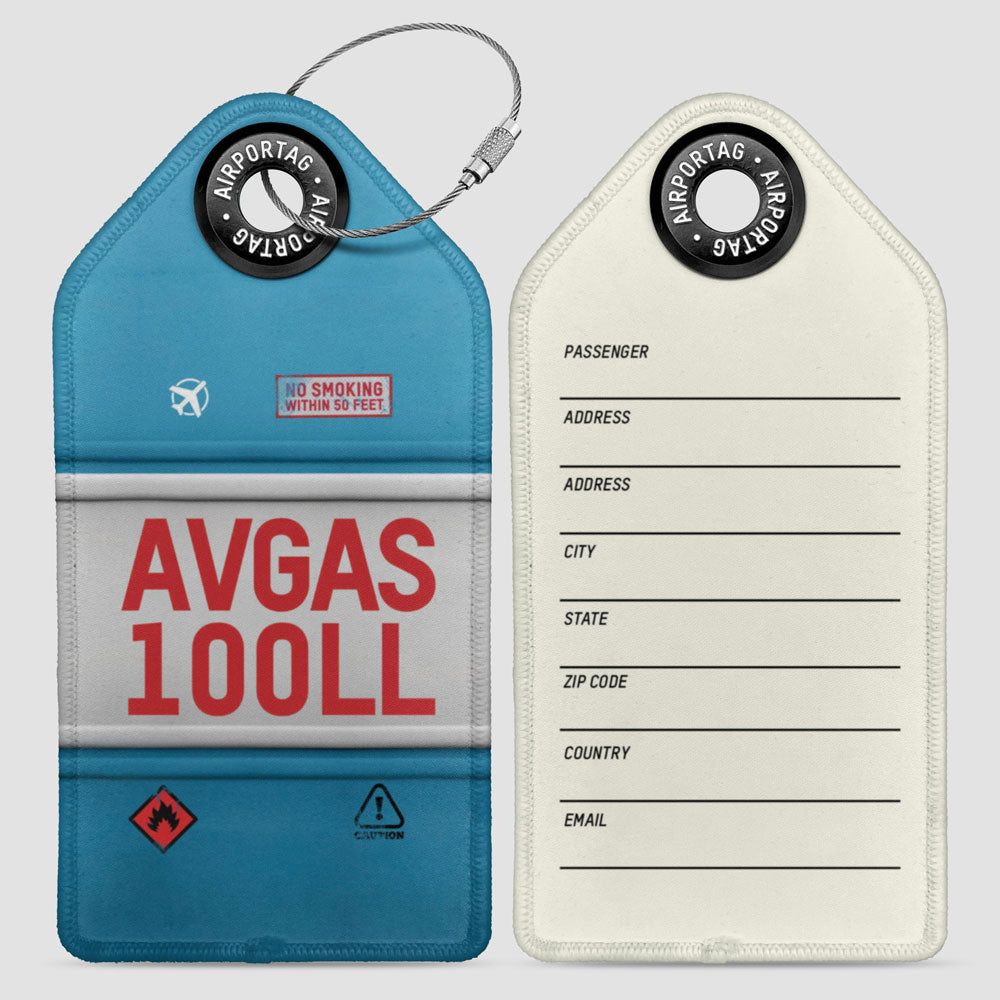AVGAS 100LL - ラゲッジタグ
