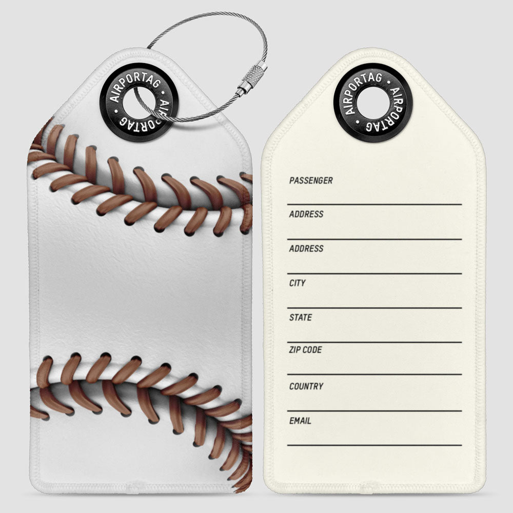 Baseball Ball Texture - Luggage Tag