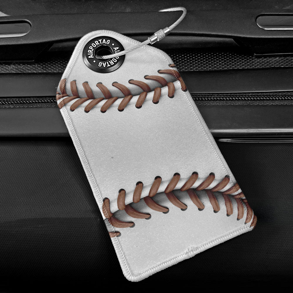 Baseball Ball Texture - Luggage Tag
