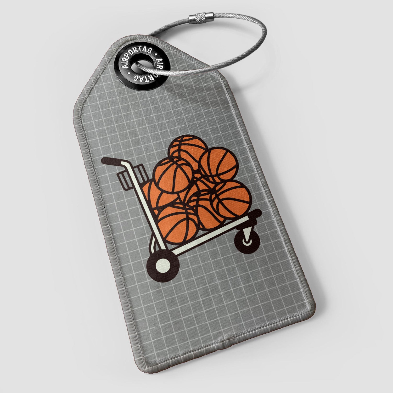 Basketball Airport Trolley - Luggage Tag