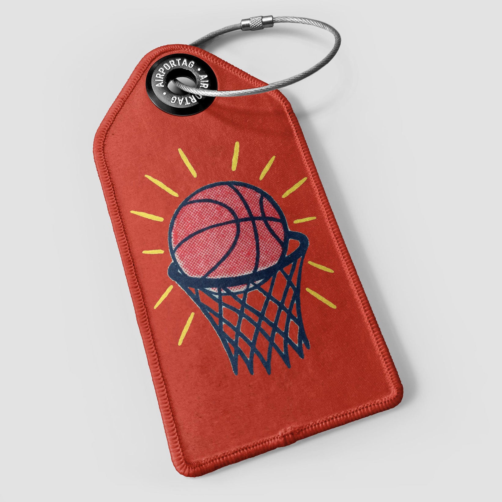 Basketball Retro Hoop - Luggage Tag