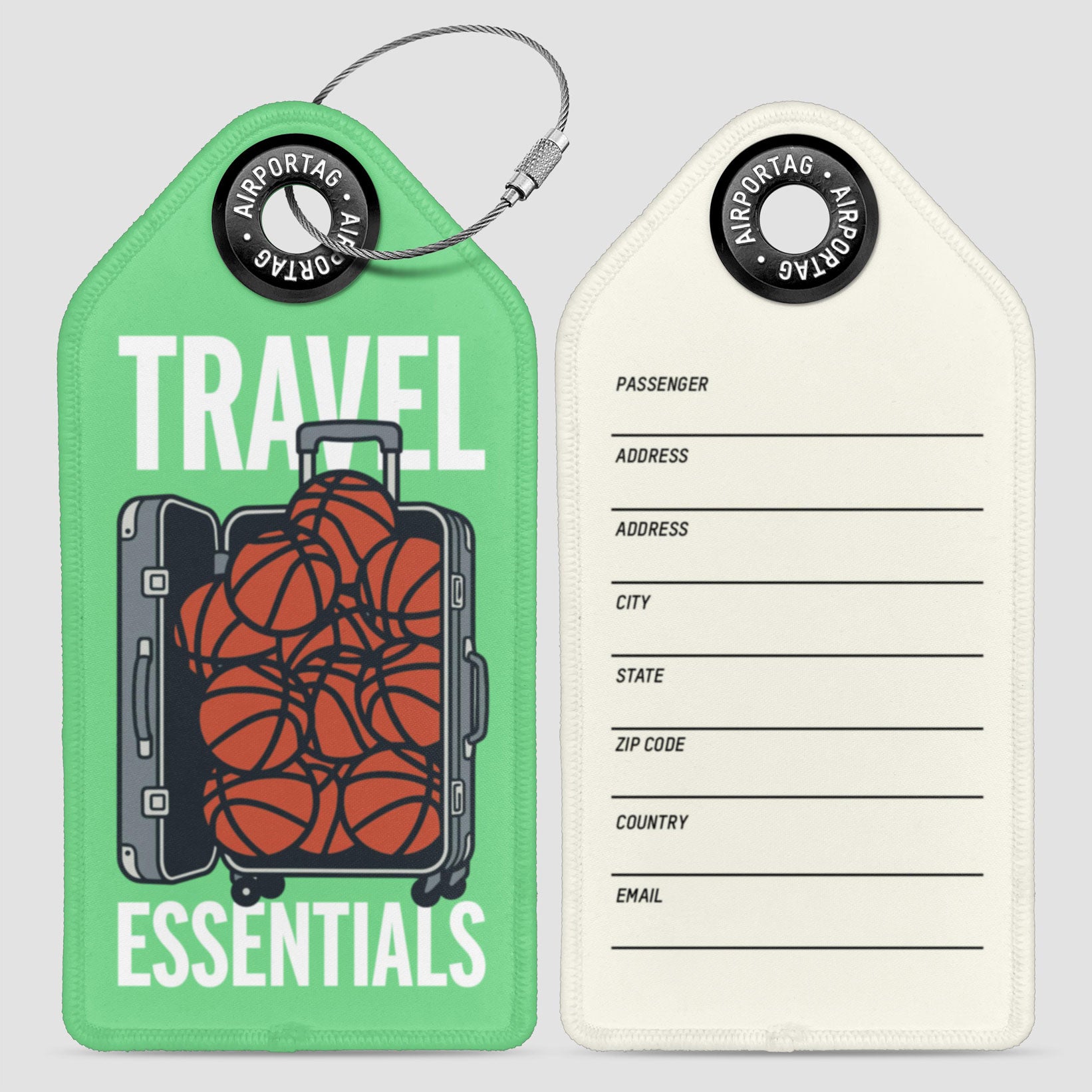 Basketball Travel Essentials - Luggage Tag
