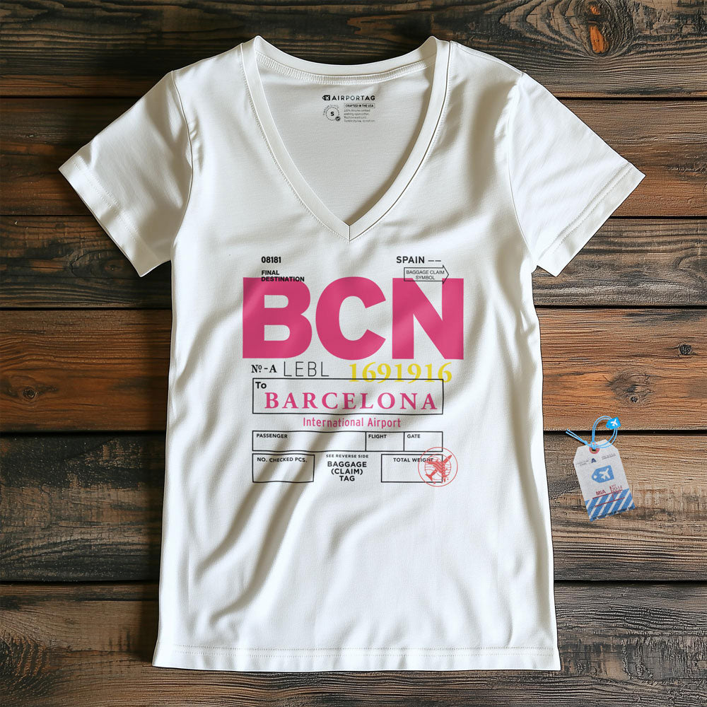 BCN - Women's V-Neck T-Shirt