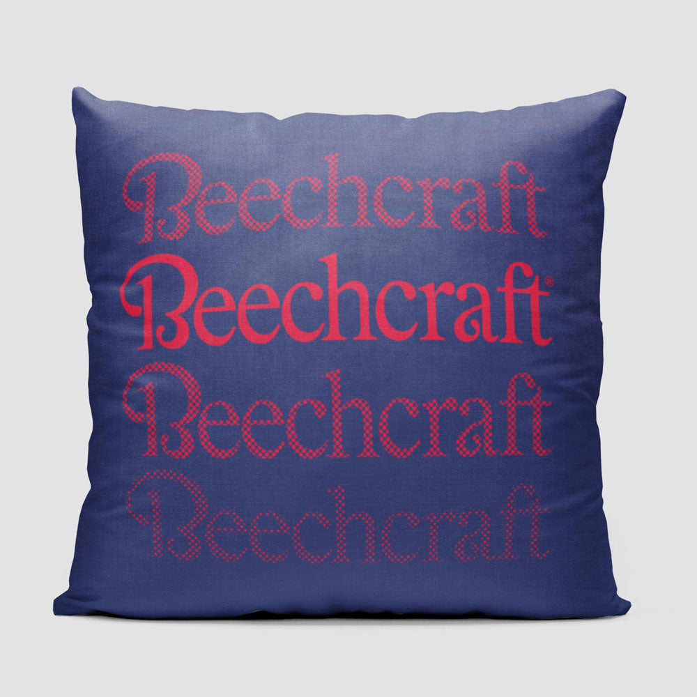 Beechcraft Logo Fade - Throw Pillow