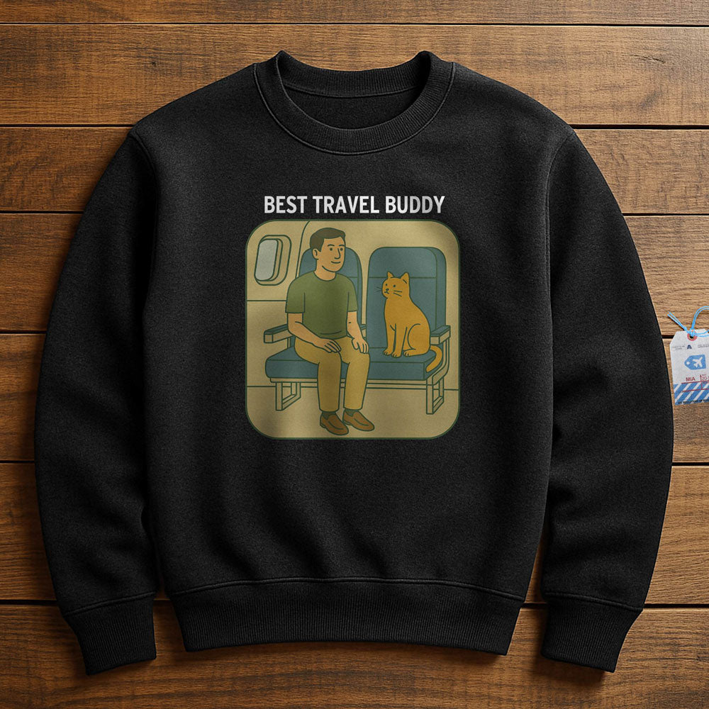 Best Travel Buddy - Cat - Sweatshirt