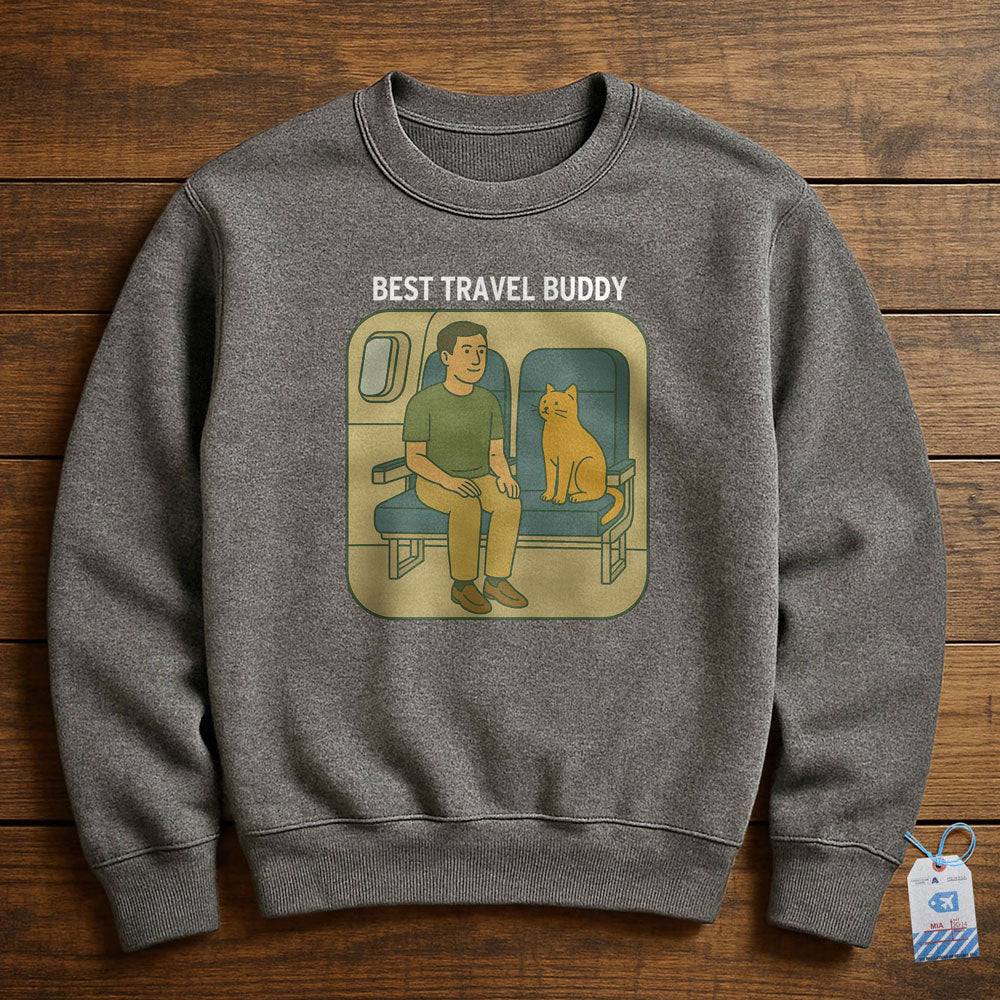 Best Travel Buddy - Cat - Sweatshirt