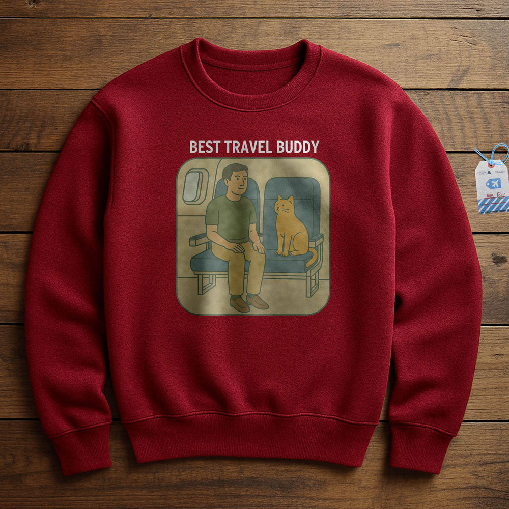Best Travel Buddy - Cat - Sweatshirt