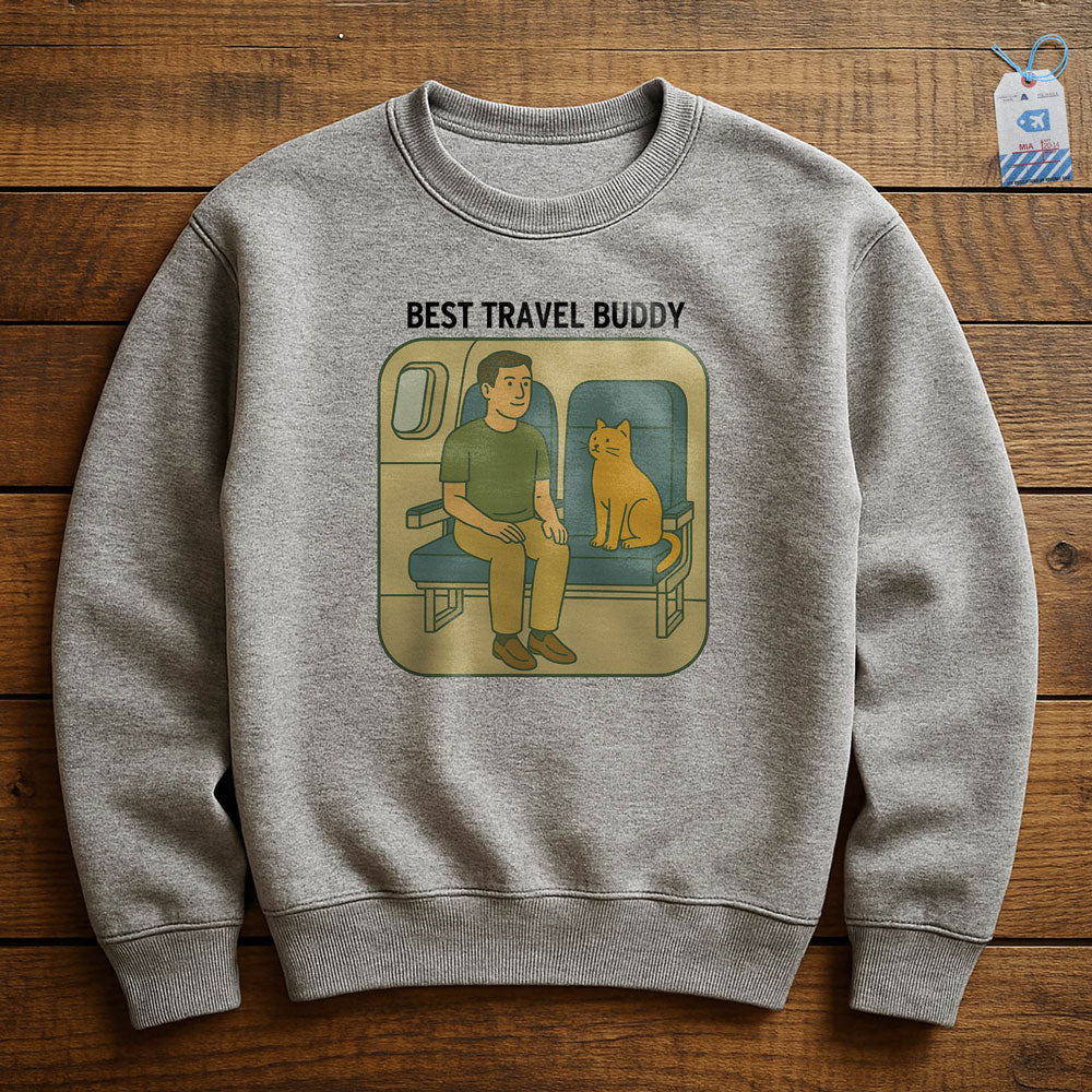 Best Travel Buddy - Cat - Sweatshirt