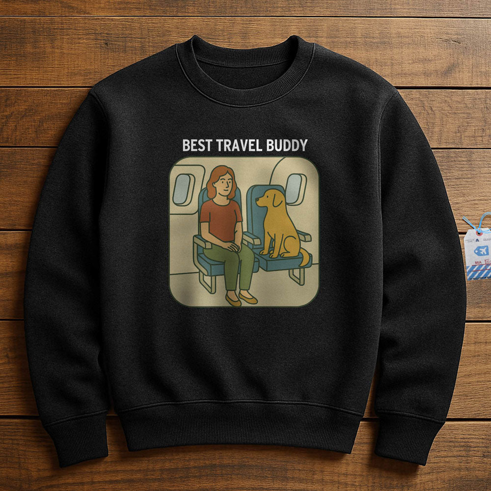 Best Travel Buddy - Dog - Sweatshirt