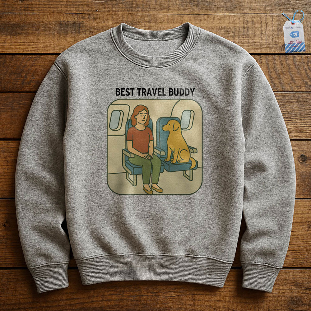 Best Travel Buddy - Dog - Sweatshirt