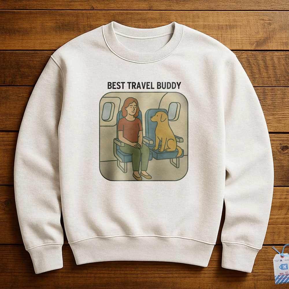 Best Travel Buddy - Dog - Sweatshirt