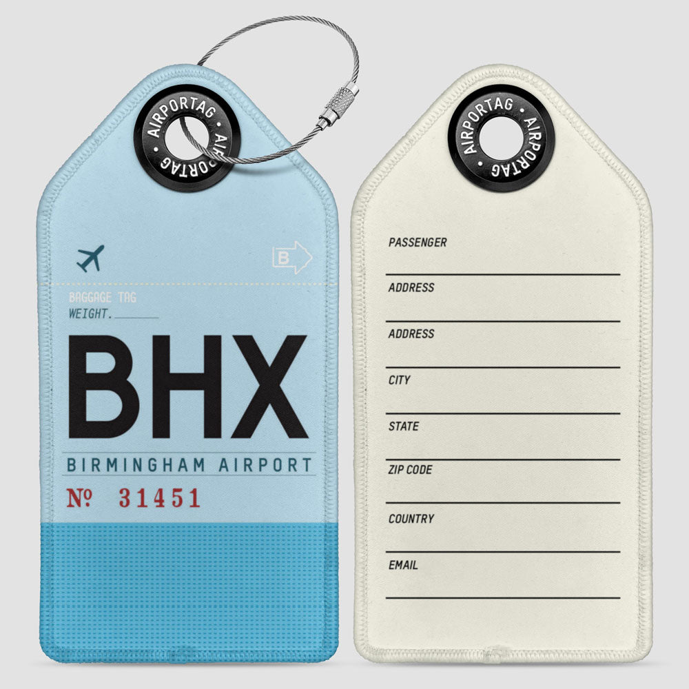 BHX - Luggage Tag