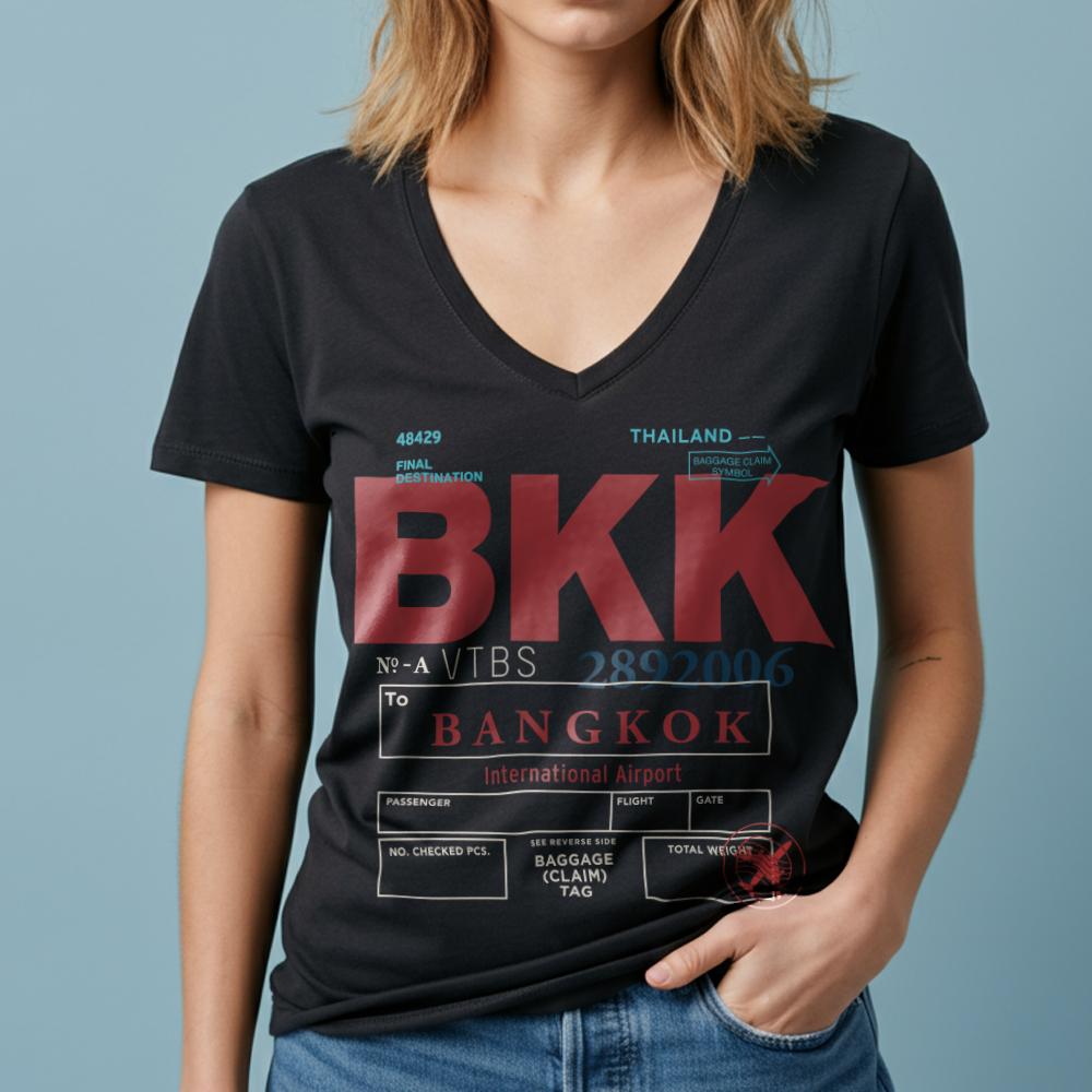 BKK - Women's V-Neck T-Shirt