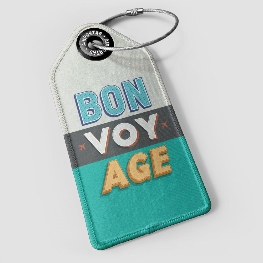 BON VOY AGE - Étiquette de bagage